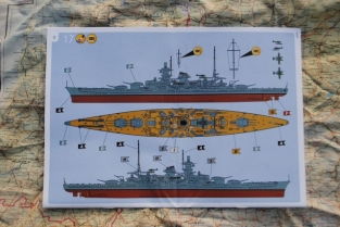 Revell 05037 SCHARNHORST Kriegsmarine Battleship 1:570